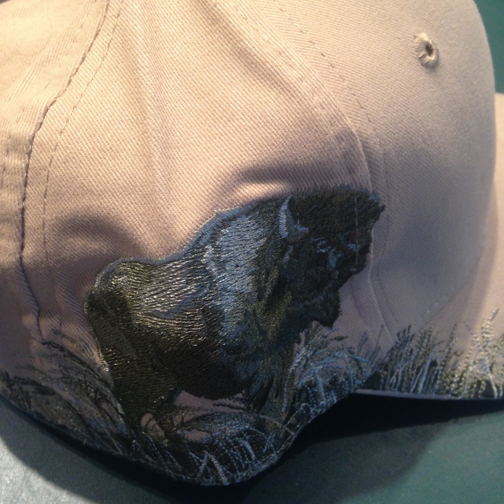 Tan buffalo hat